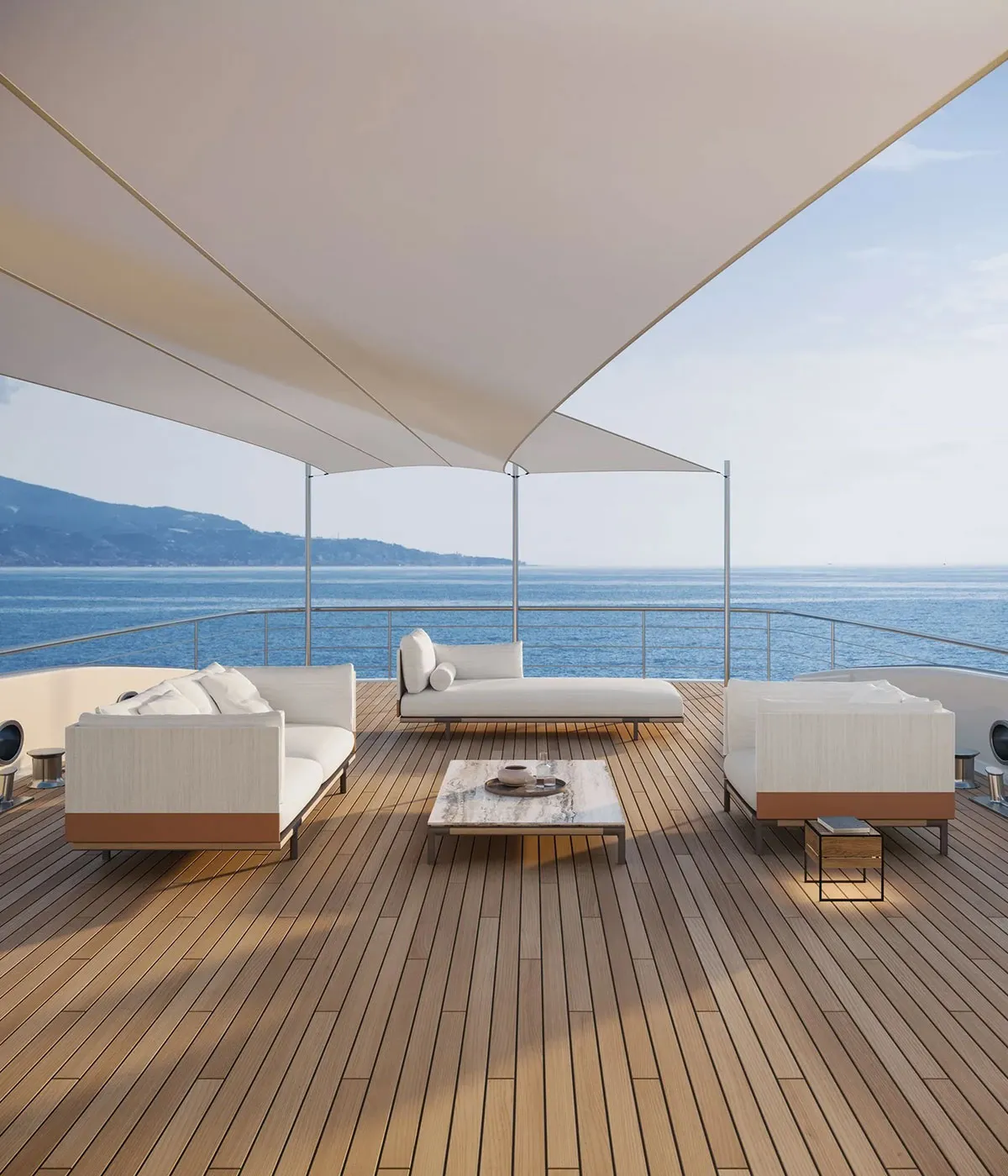 Garden armchairs and sofas in fabric with armrests BAIA by Ethimo