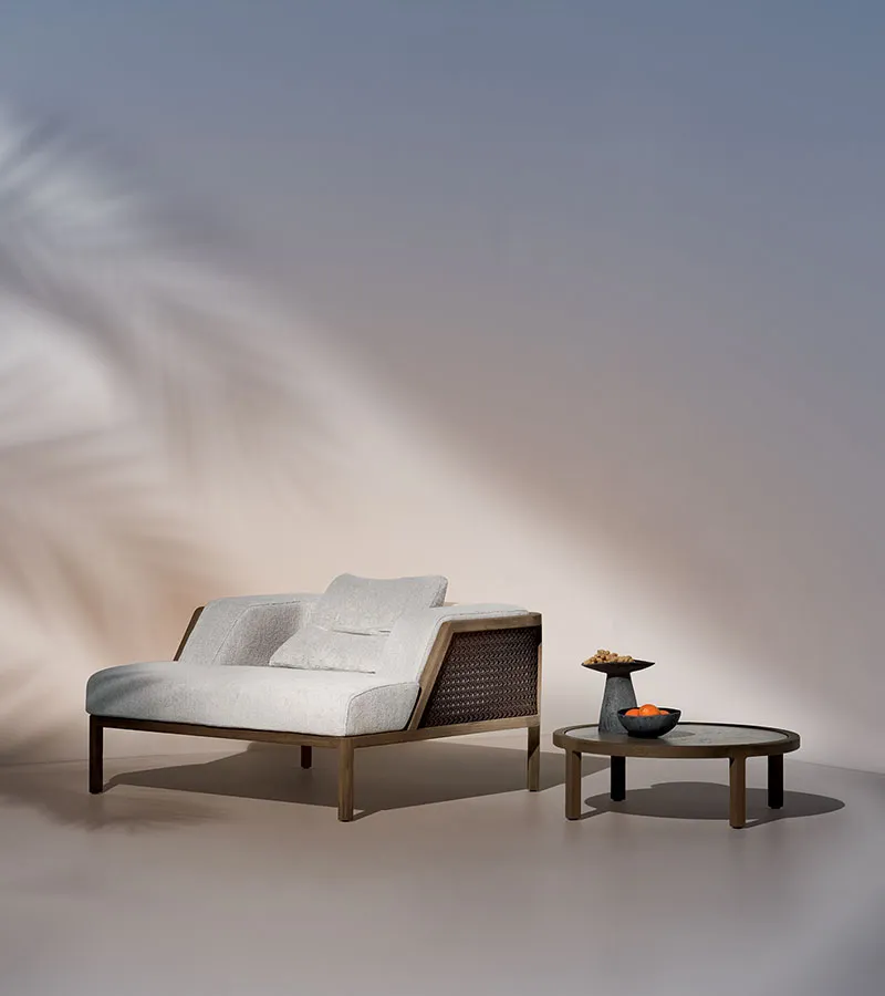 Ethimo - GRAND LIFE - Garden armchair with armrests