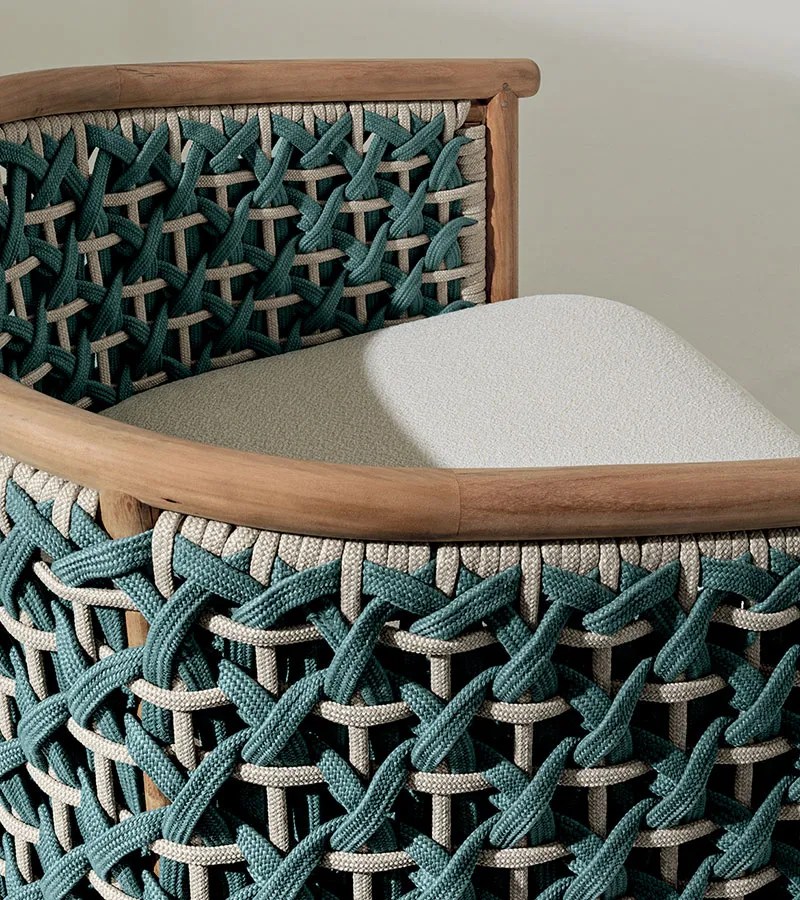 Teak chair with armrests PATIO by Ethimo