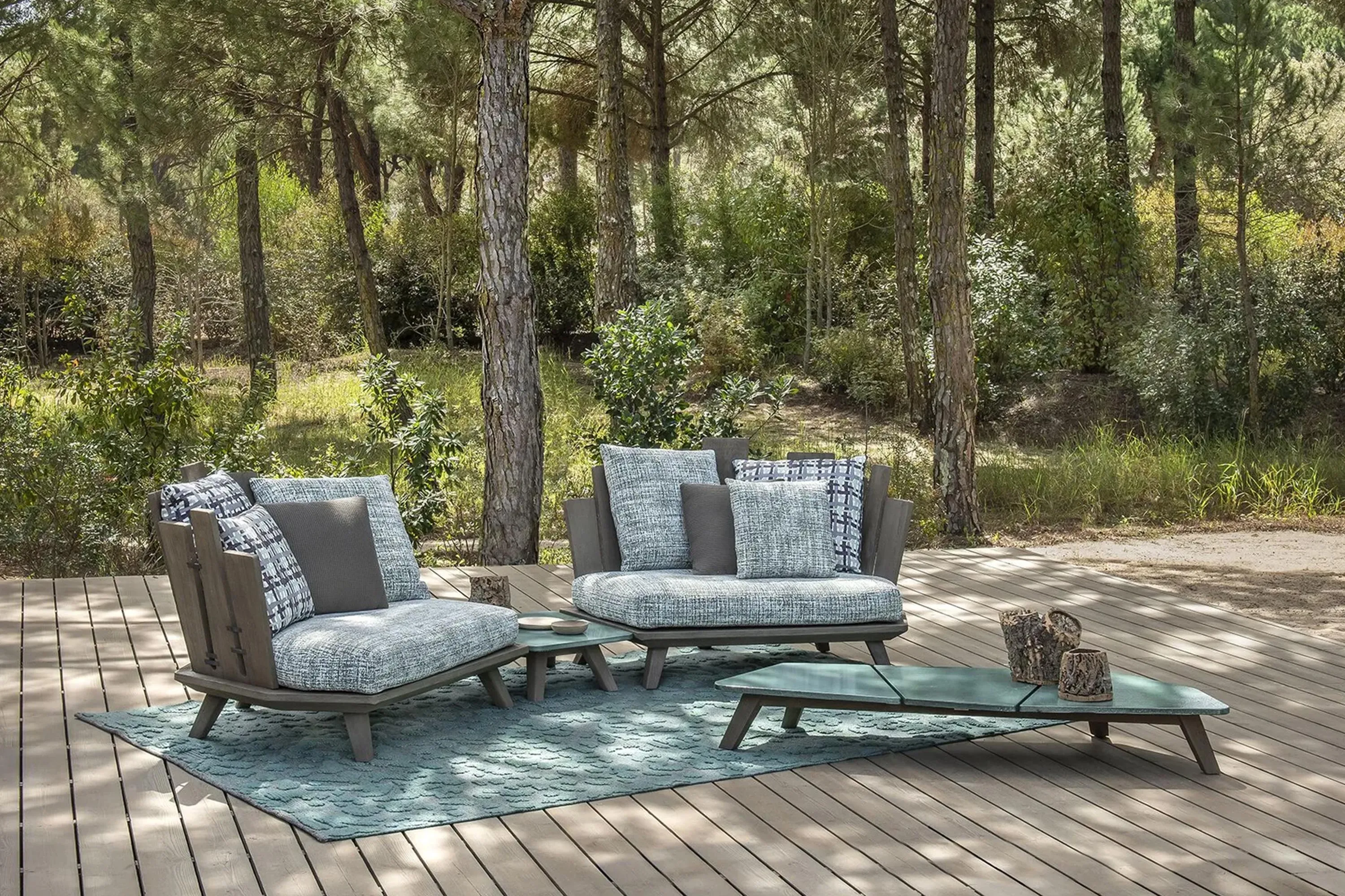 RAFAEL teak garden armchairs by Ethimo